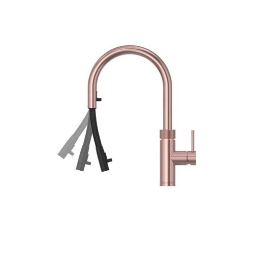 Quooker Flex PRO7 Rose Copper 3 in 1 Boiling Water Tap with 7 Liters Tank | Atlantic Electrics - 41569701101791 