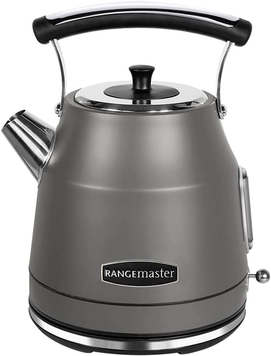 Rangemaster RMCLDK201GY 3000W 1.7 Litre Classic Kettle - Grey | Atlantic Electrics