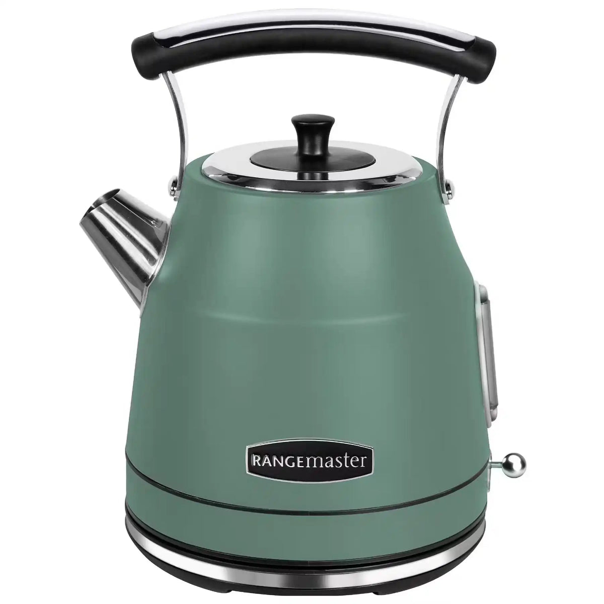 Rangemaster RMCLDK201MG 3000W 1.7 Litres Traditional Kettle - Mineral Green | Atlantic Electrics