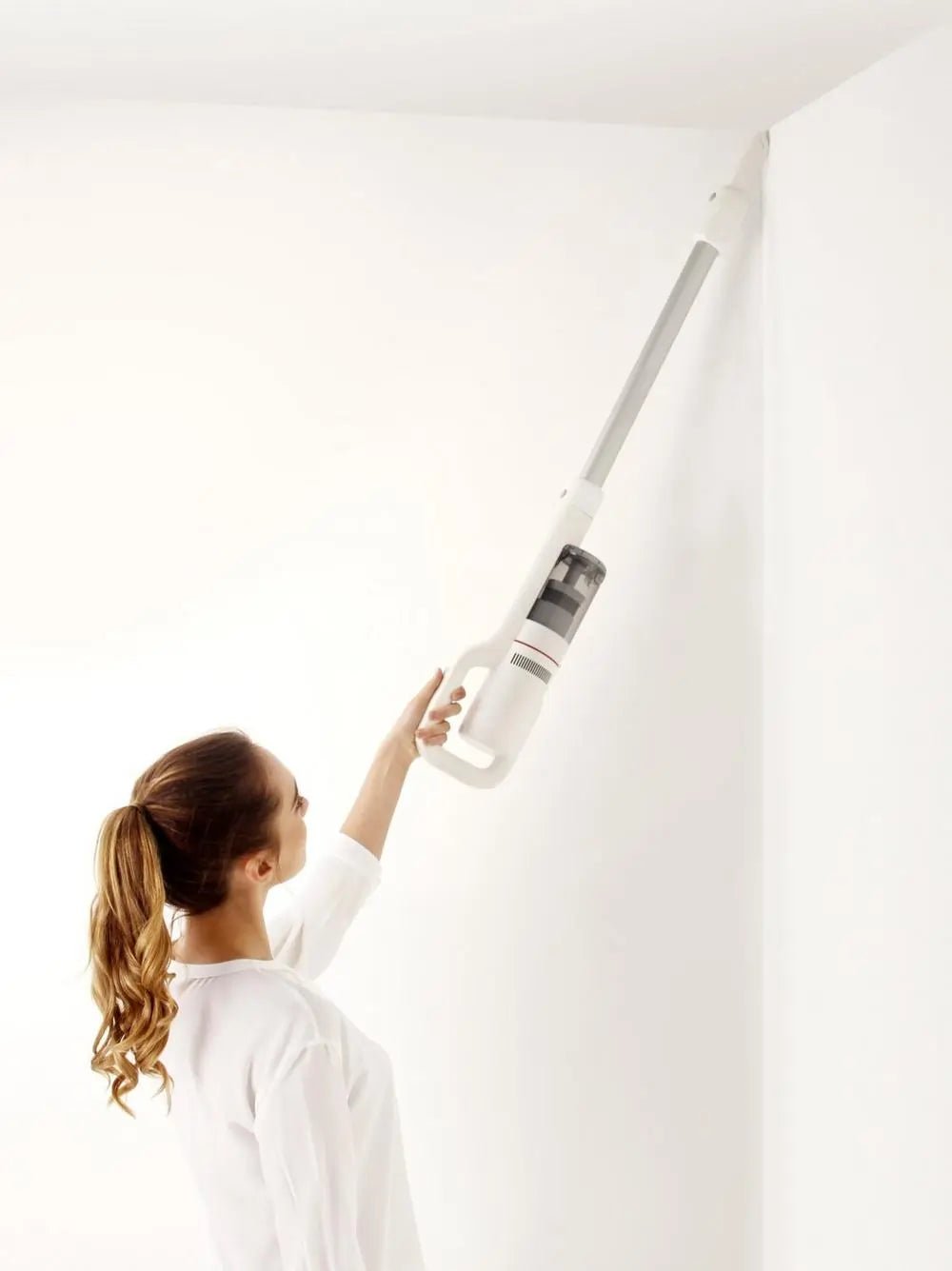 ROIDMI S2 Cordless Vacuum Cleaner, 60 Minutes Run Time, (HxW) 119.1cm x 15.8cm- White | Atlantic Electrics - 40157537042655 