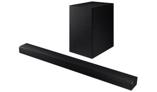 Samsung HWA550 Bluetooth Sound Bar with Virtual DTS:X & Wireless Subwoofer - Black | Atlantic Electrics