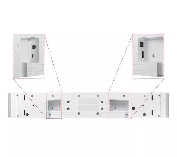 Samsung HWS61BXU 5.0ch Soundbar - White | Atlantic Electrics