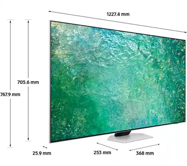 SAMSUNG QE55QN85CATXXU 55" Smart 4K Ultra HD HDR Neo QLED TV with Amazon Alexa & Bixby - Silver | Atlantic Electrics - 40452260233439 