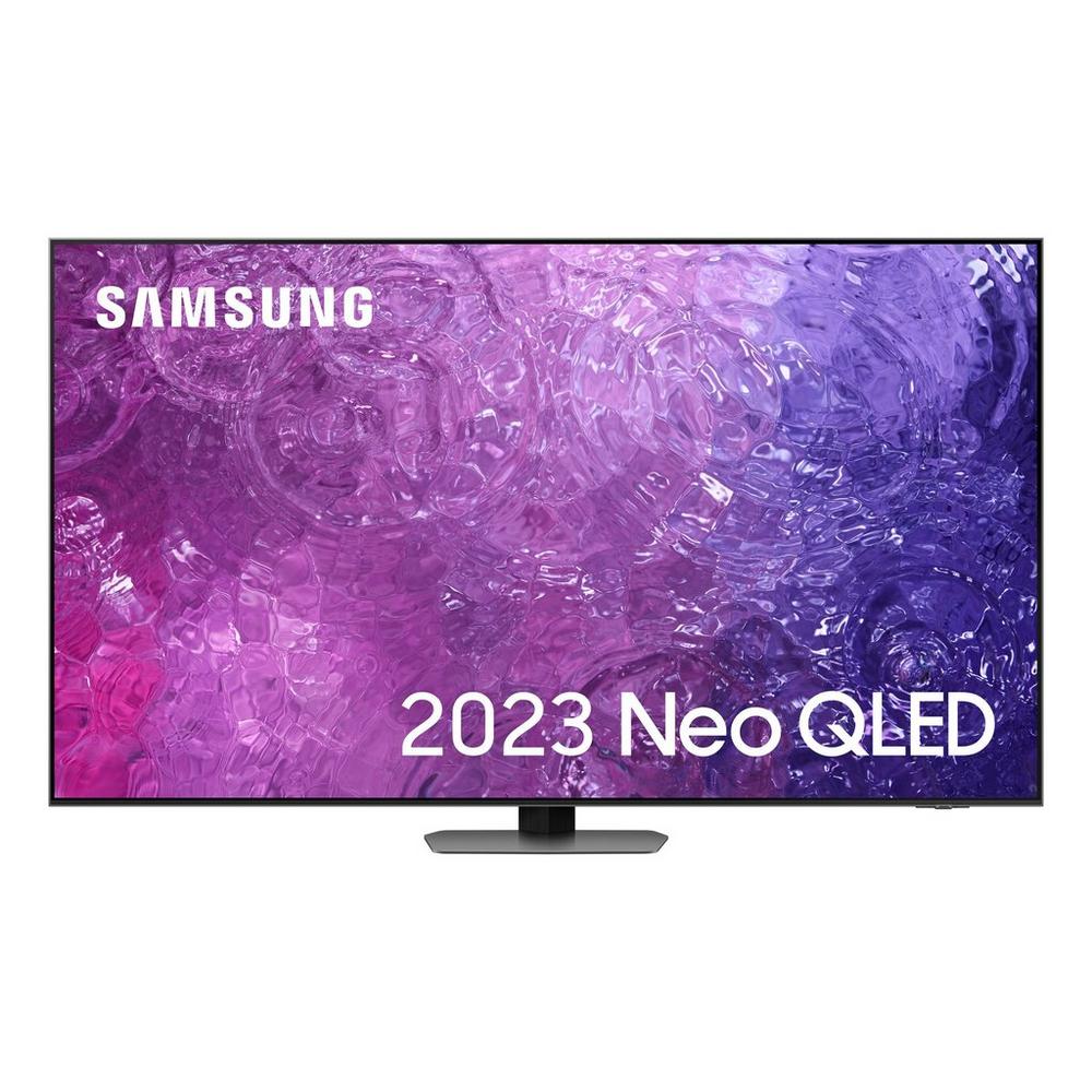 SAMSUNG QE55QN90CATXXU 55" Smart 4K Ultra HD HDR Neo QLED TV with Bixby & Alexa - Silver | Atlantic Electrics - 40157539270879 