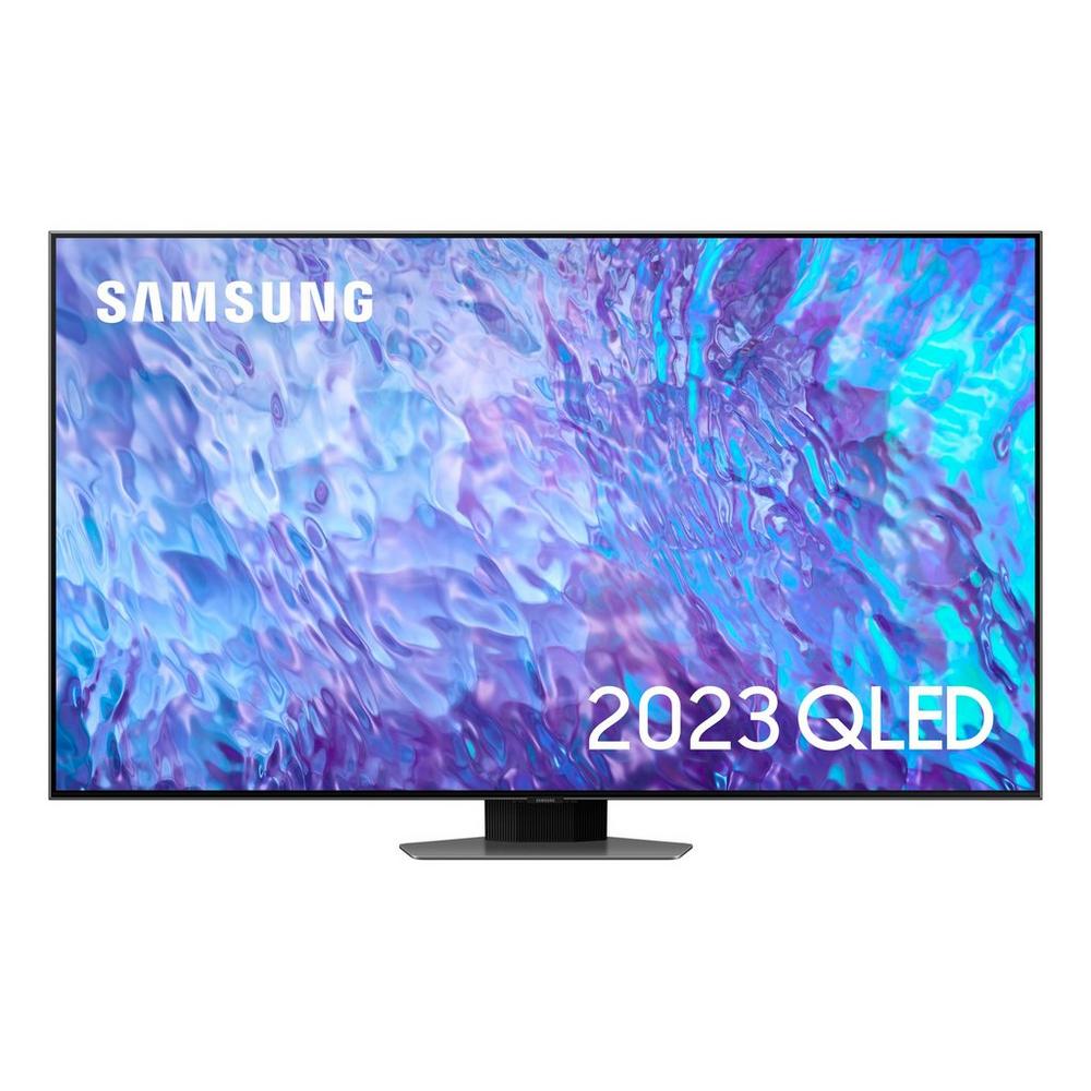 Samsung QE65Q80CATXXU QLED 4K HD TV - Carbon Silver | Atlantic Electrics