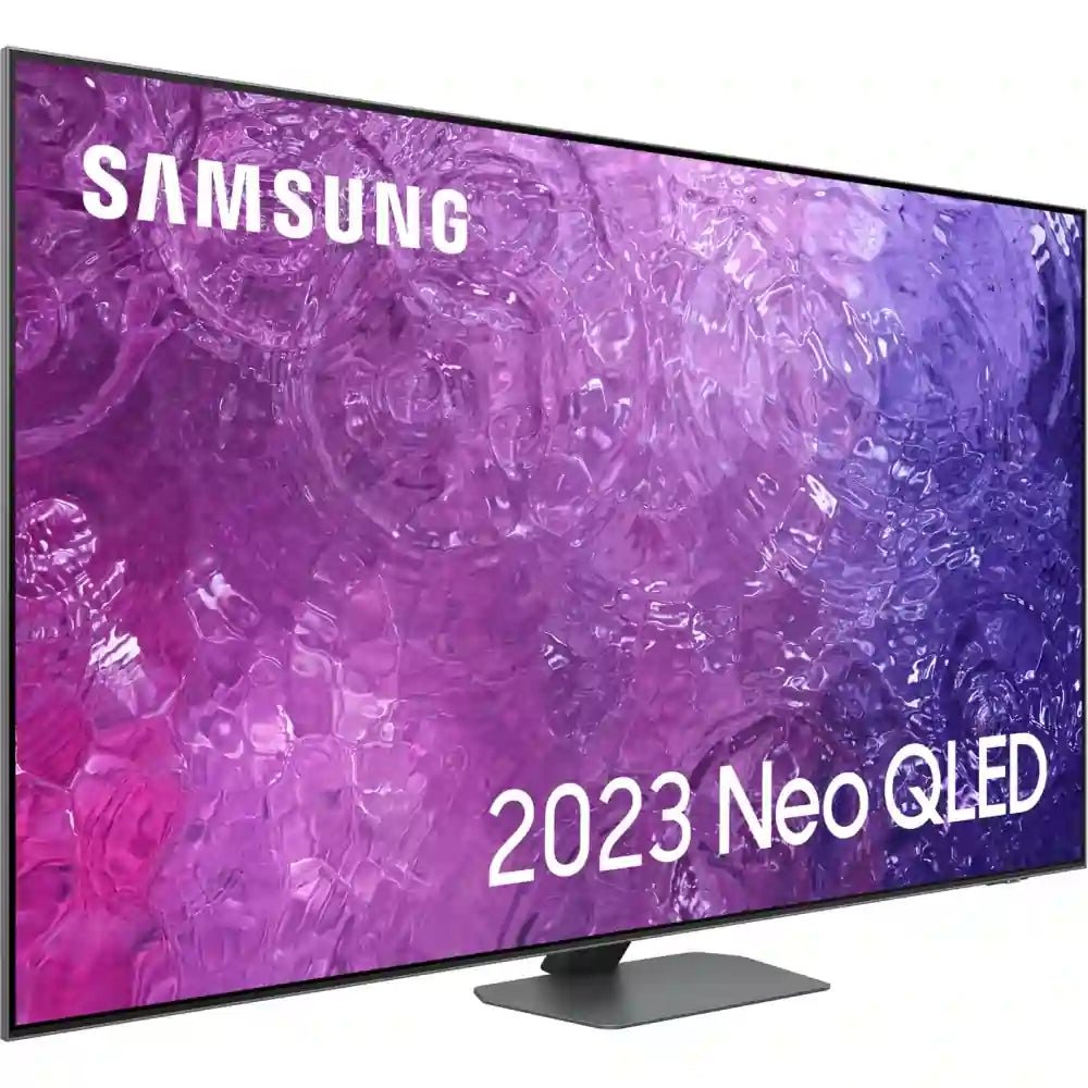 Samsung QE85QN90CATXXU 85" 4K HDR Neo QLED Smart TV - Carbon Silver | Atlantic Electrics - 40489471082719 