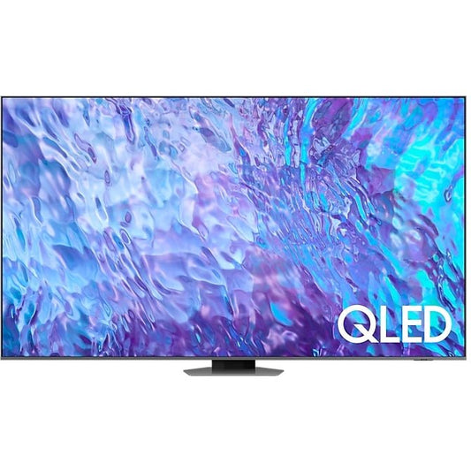 Samsung QE98Q80CATXXU (2023) QLED HDR 4K Ultra HD Smart TV, 98 inch with TVPlus & Dolby Atmos, Carbon Silver | Atlantic Electrics