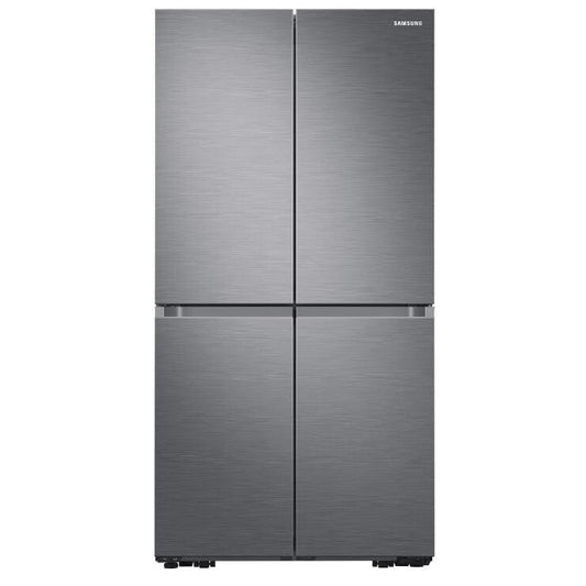 Samsung RF65A967FS9-EU Plumbed Four Door American Fridge Freezer with Beverage Centre Water Dispenser Refined Inox | Atlantic Electrics