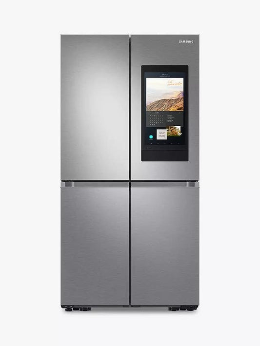 Samsung RF65A977FSR Plumbed Freestanding 60-40 American Fridge Freezer, Silver | Atlantic Electrics