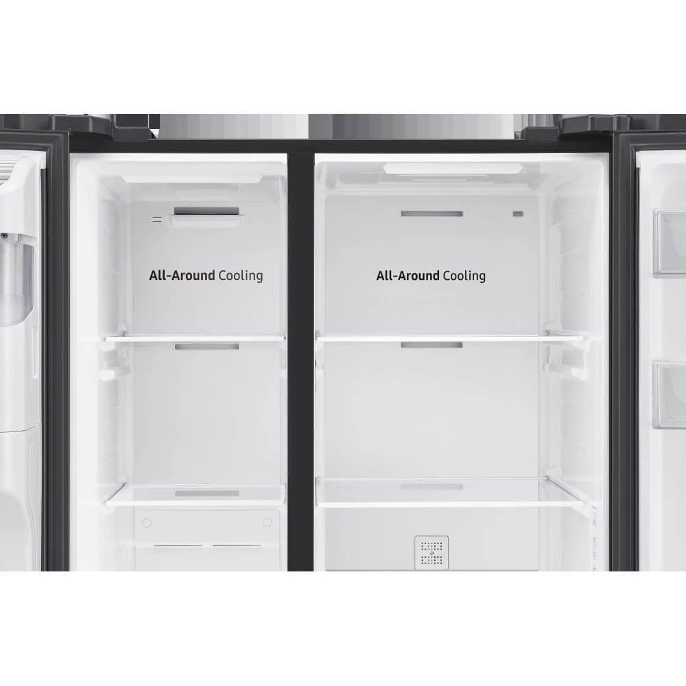 Samsung RS65R5401B4 American Style Fridge Freezer Matt Black | Atlantic Electrics - 39478386131167 