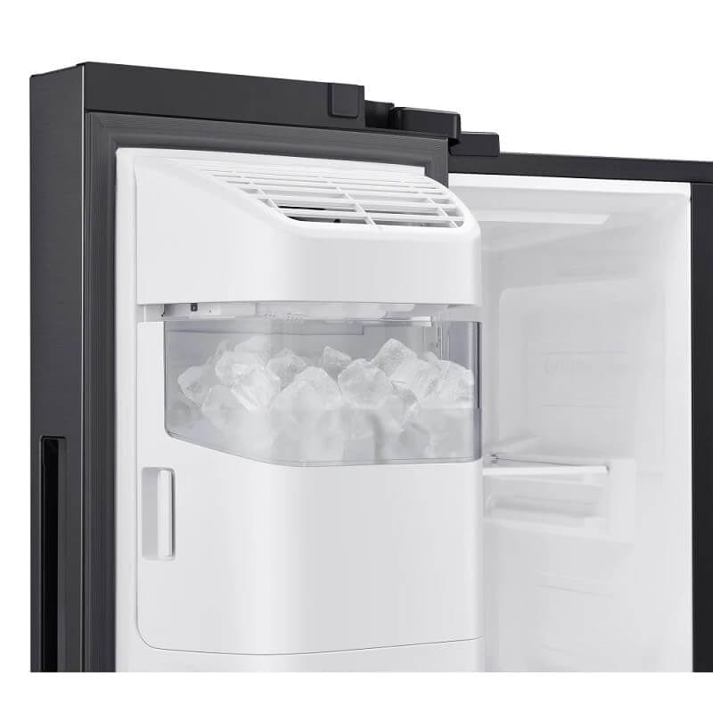 Samsung RS65R5401B4 American Style Fridge Freezer Matt Black | Atlantic Electrics - 39478386065631 