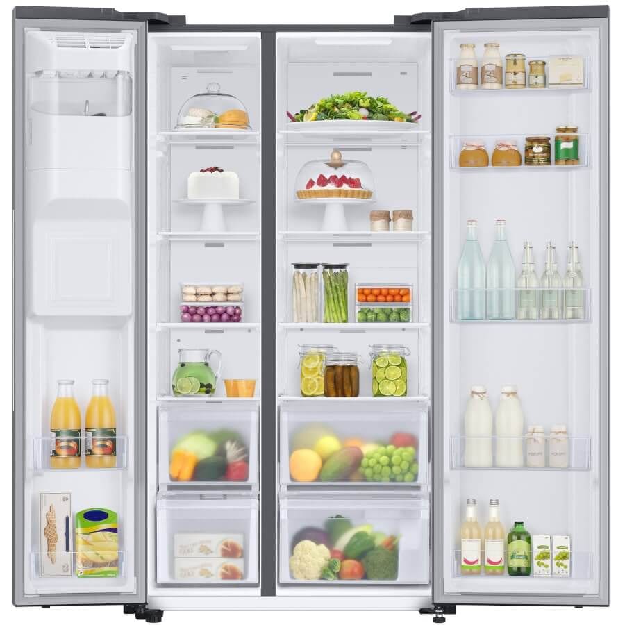 Samsung RS67A8811S9 American Style Fridge Freezer Matt Stainless | Atlantic Electrics