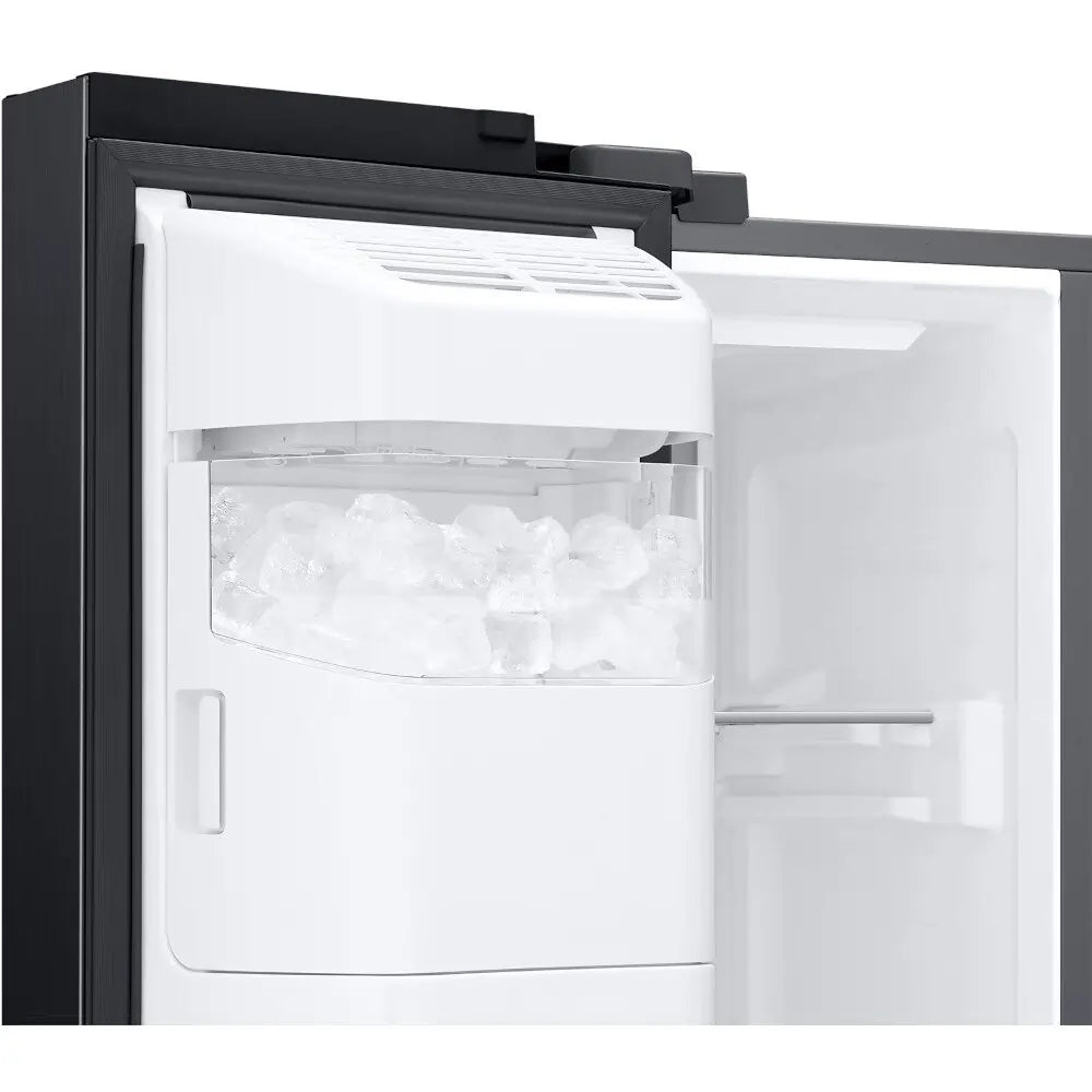 Samsung RS68A884CB1EU 91.2cm No Frost Plumbed American Style Fridge Freezer - Black | Atlantic Electrics - 40182532735199 