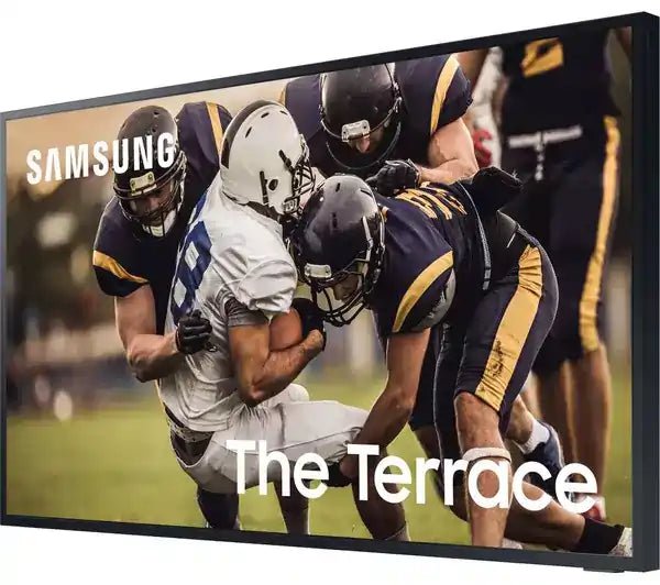 Samsung The Terrace QE65LST7TG 65 inch Outdoor 4K Ultra HD HDR Smart QLED TV - Titan Black | Atlantic Electrics - 40452268687583 