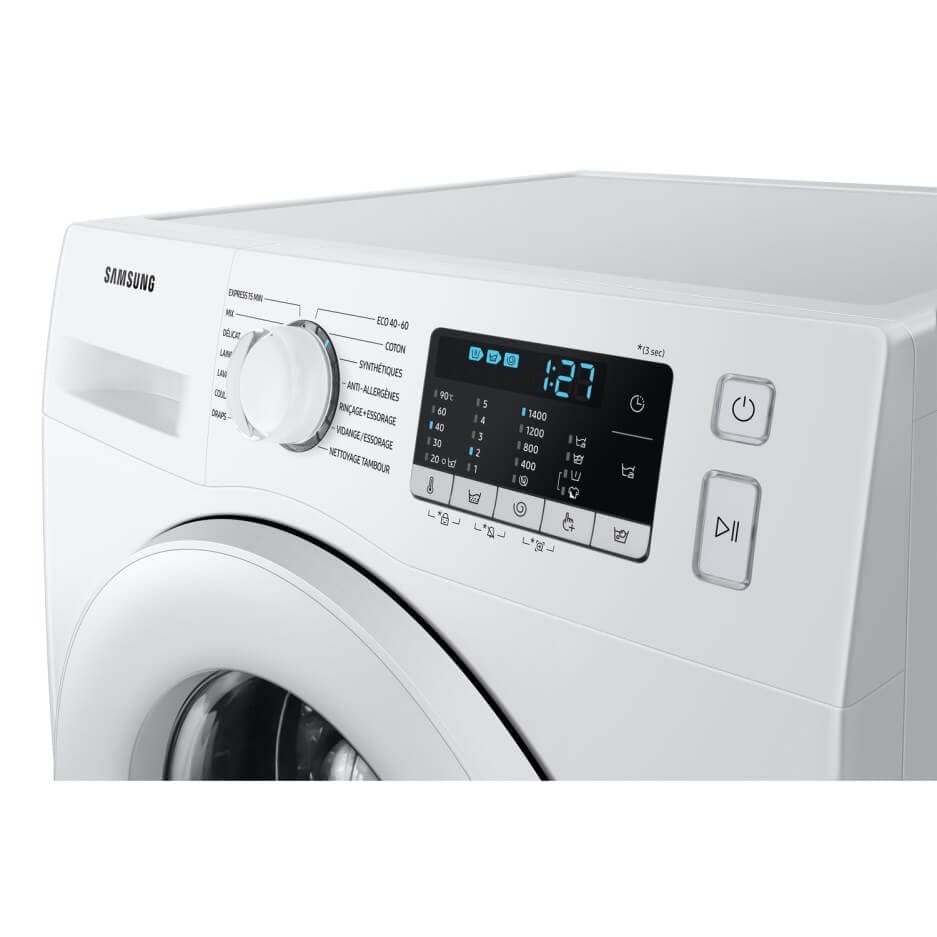 Samsung WW90TA046TE 9kg 1400 Spin Washing Machine with EcoBubble White | Atlantic Electrics - 39478401269983 