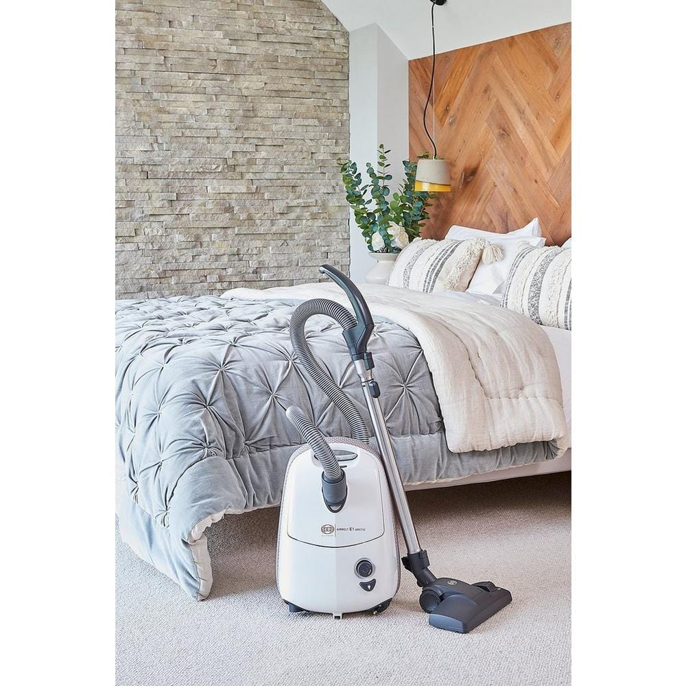 Sebo 92621CI Airbelt E1 Arctic Cylinder Vacuum Cleaner White | Atlantic Electrics