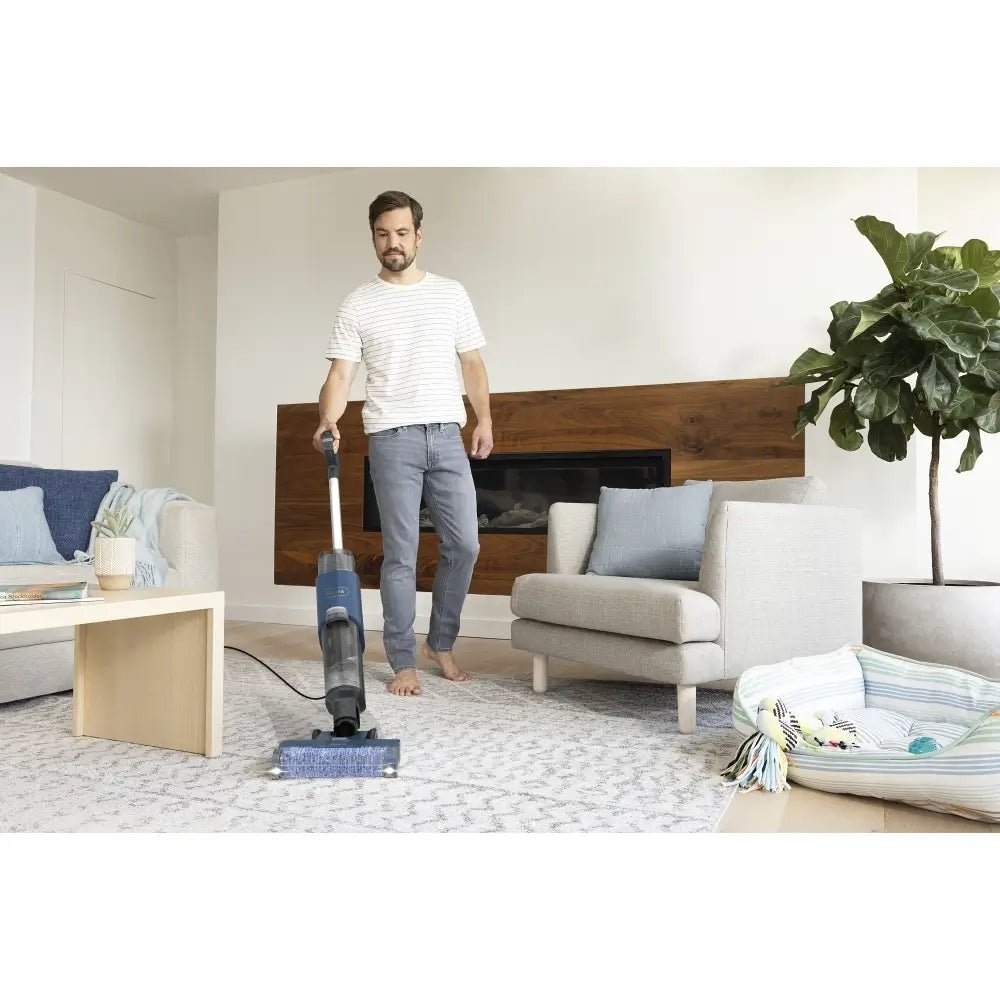 Shark WD110UK HydroVac Corded Hard Floor Wet & Dry Vacuum Cleaner - Navy Blue | Atlantic Electrics