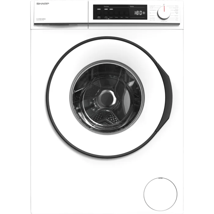 Sharp ESNFB814BWNA 8kg 1400 Spin Washing Machine - White | Atlantic Electrics - 39736380424415 