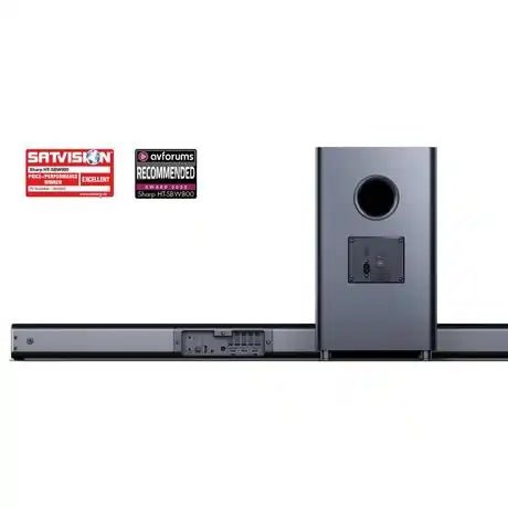 Sharp HT-SBW800 Wireless 5.1.2 ch Soundbar - Black | Atlantic Electrics