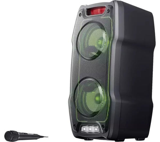 Sharp PS929 180W High Power Portable Party Speaker Hi-Fi System, Flashing Disco Lights & Strobe, TWS, Bluetooth, USB | Atlantic Electrics