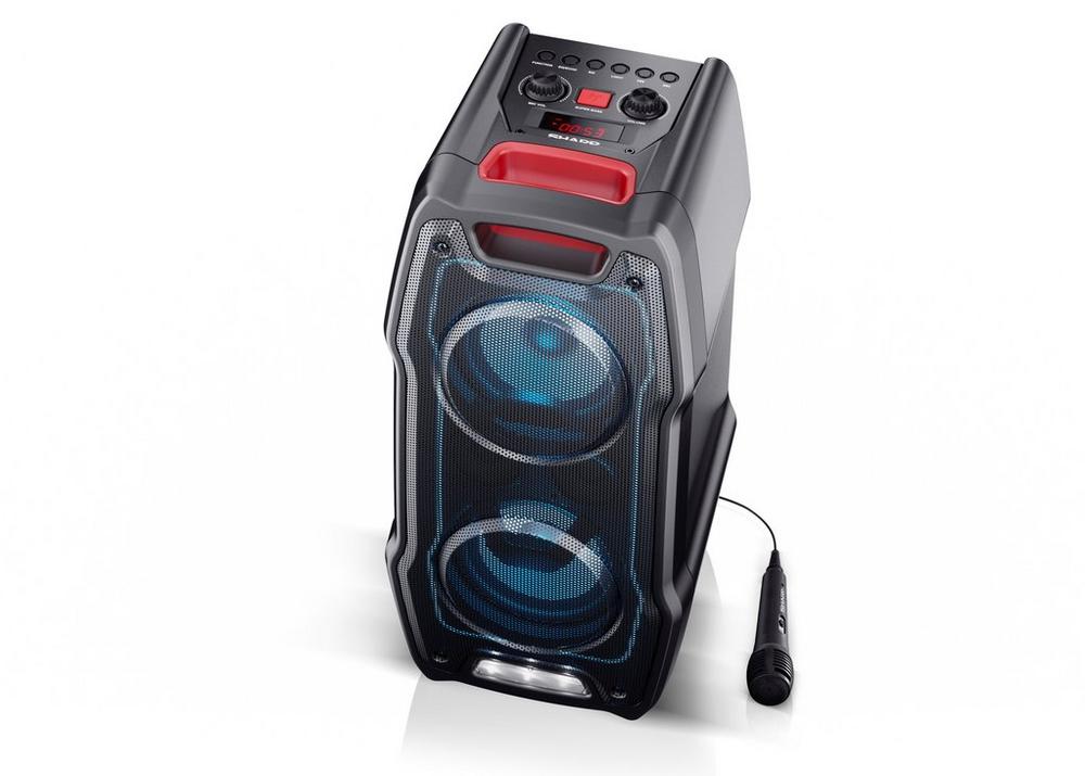 Sharp PS929 180W High Power Portable Party Speaker Hi-Fi System, Flashing Disco Lights & Strobe, TWS, Bluetooth, USB | Atlantic Electrics - 40157549297887 