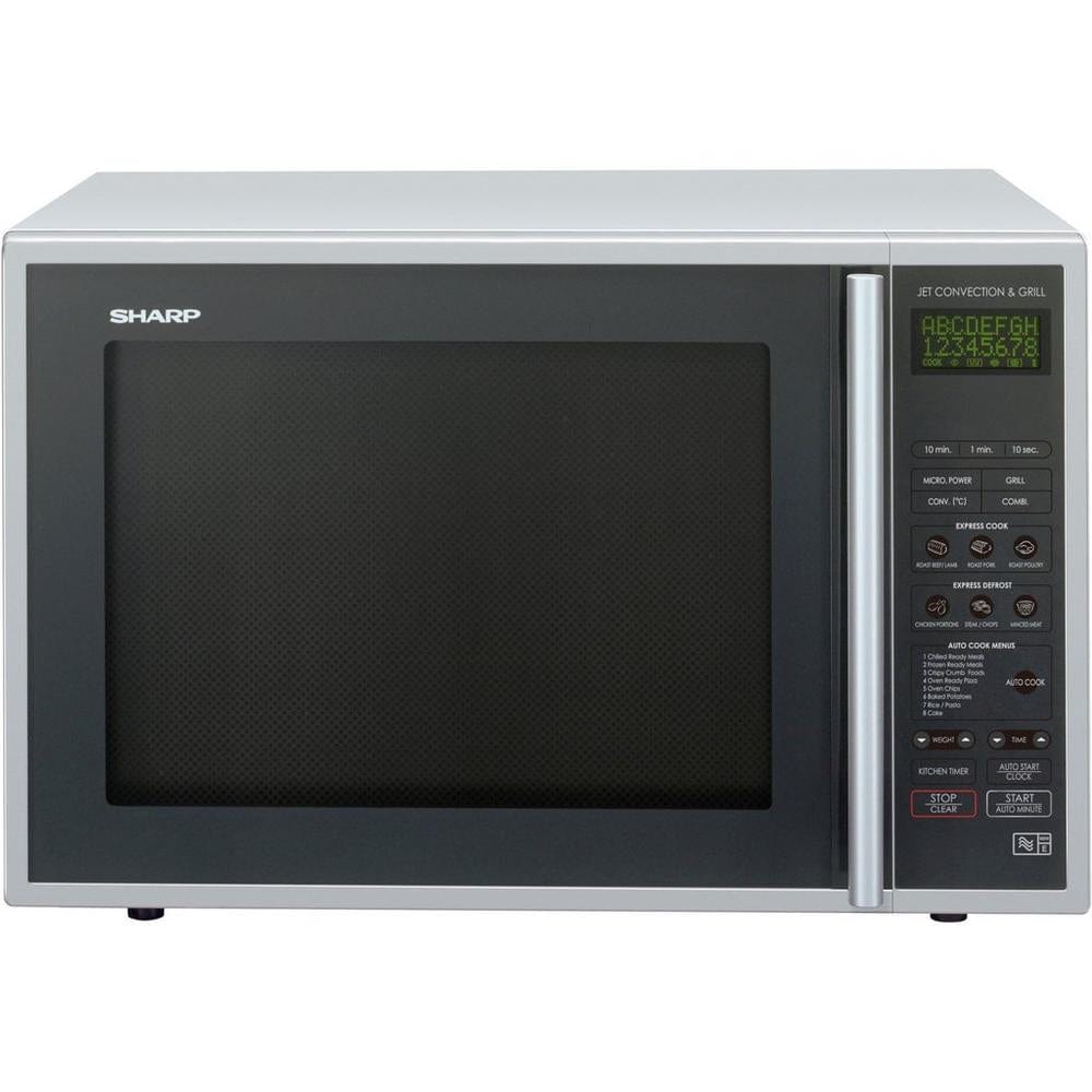 Sharp R959SLMAA 900W 40 litre Touch Control Combi Microwave Oven With Grill - Silver | Atlantic Electrics