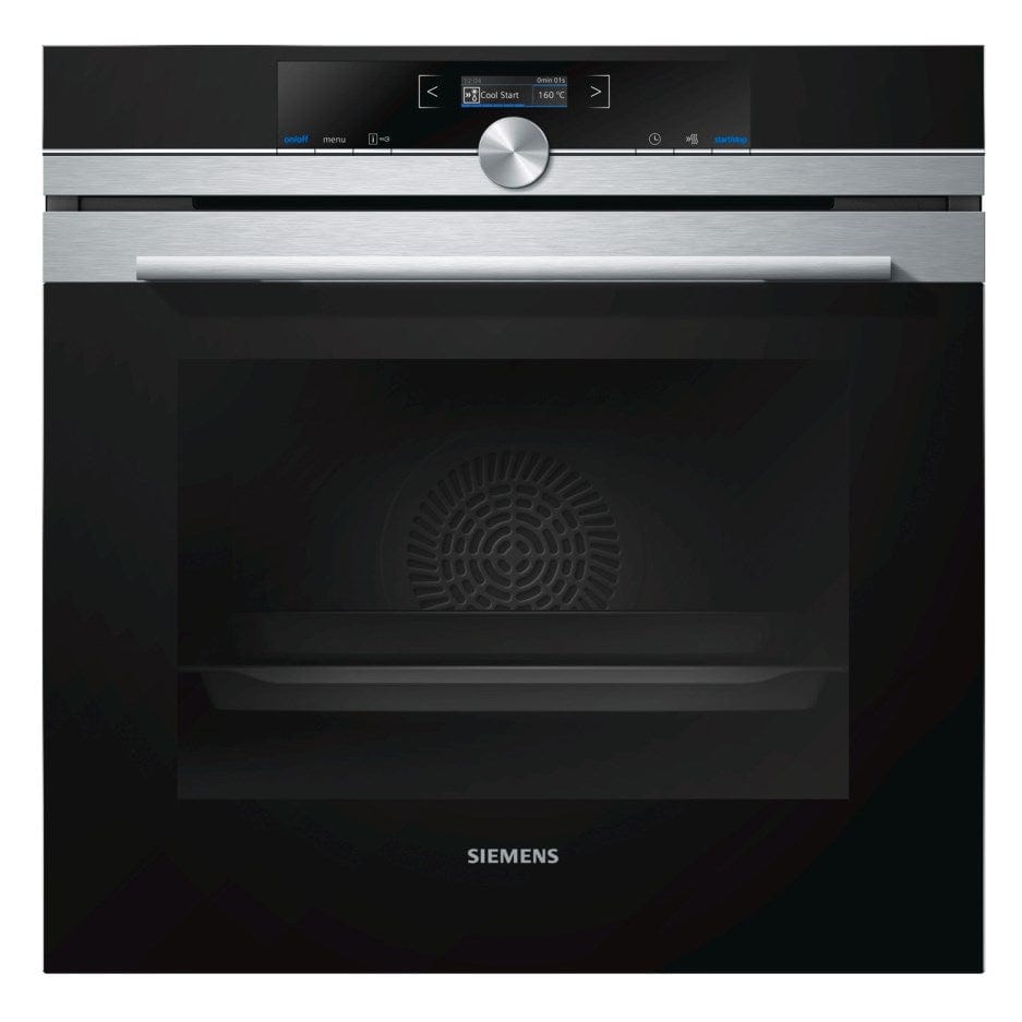 Siemens HB632GBS1B iQ700 Huge 71L Electric Built In Single Fan Oven - Stainless Steel | Atlantic Electrics