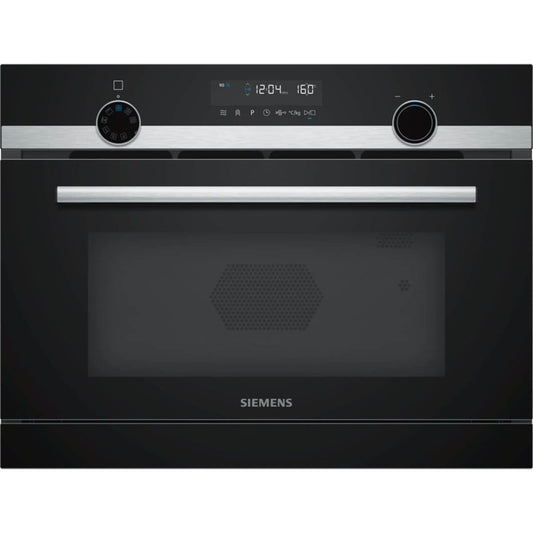 Siemens IQ-500 CP565AGS0B 45cm Built In Combination Microwave Oven - Stainless Steel | Atlantic Electrics