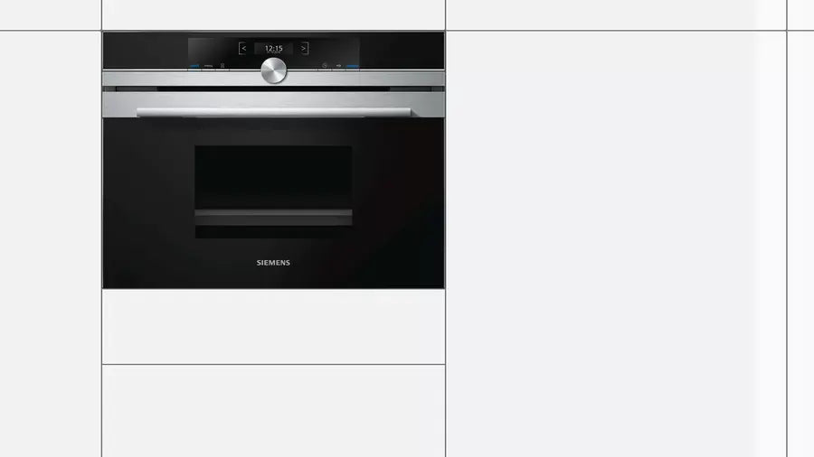 Siemens IQ-700 CD634GAS0B Built In Compact Steam Oven - Stainless Steel | Atlantic Electrics