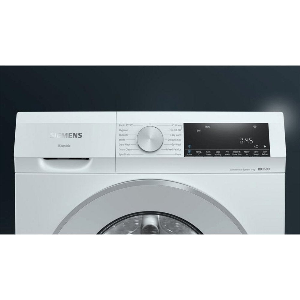 Siemens WG44G209GB 9kg 1400 Spin Washing Machine White | Atlantic Electrics - 39478427320543 