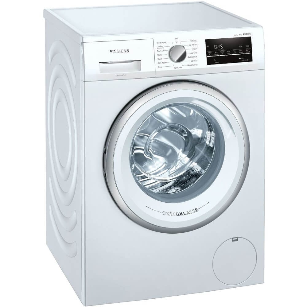 Siemens WM14UT83GB 8kg 1400 Spin Washing Machine with Reload Function - White | Atlantic Electrics - 39478427025631 