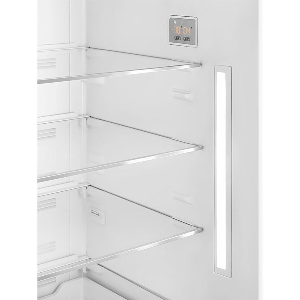 Smeg FA490RAN/G 461 Litre Portofino Right Hand Hinge Frost Free Fridge Freezer, 70.4cm Wide - Anthracite | Atlantic Electrics - 39478438265055 