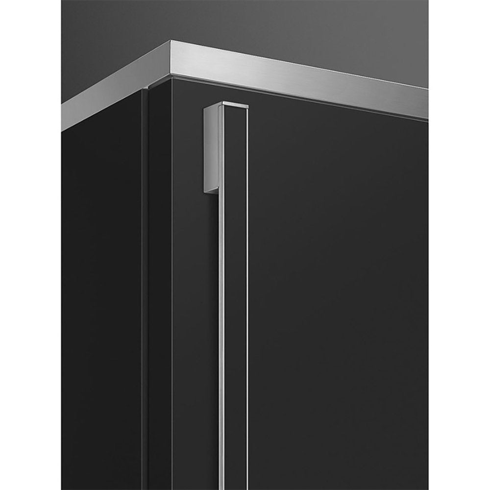 Smeg FA490RAN/G 461 Litre Portofino Right Hand Hinge Frost Free Fridge Freezer, 70.4cm Wide - Anthracite | Atlantic Electrics - 39478438330591 