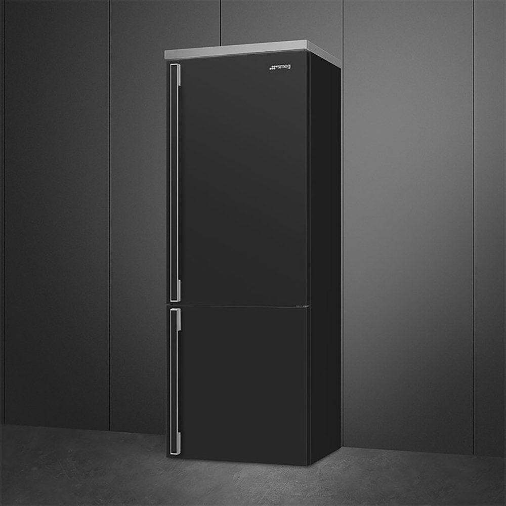 Smeg FA490RAN/G 461 Litre Portofino Right Hand Hinge Frost Free Fridge Freezer, 70.4cm Wide - Anthracite | Atlantic Electrics - 39478438199519 