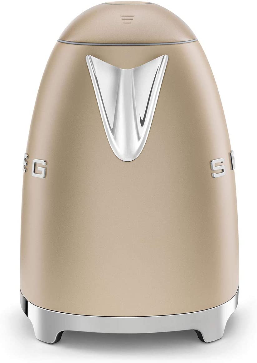 SMEG KLF03CHMUK 1.7 Litre Retro Style Kettle - Matte Champagne Gold | Atlantic Electrics - 39478433382623 