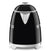 Thumbnail Smeg KLF05BLUK 0.8L Mini Kettle Black, Retro 50's Style, Anti- 40182537748703