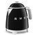 Thumbnail Smeg KLF05BLUK 0.8L Mini Kettle Black, Retro 50's Style, Anti- 40182537781471