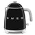 Thumbnail Smeg KLF05BLUK 0.8L Mini Kettle Black, Retro 50's Style, Anti- 40182537715935