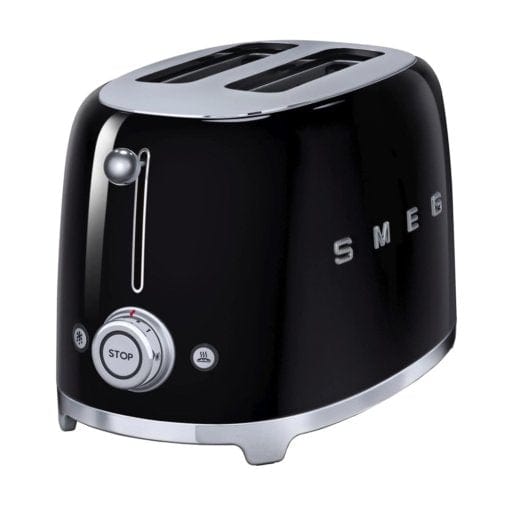 SMEG TSF01BLUK 2-Slice Toaster - Black | Atlantic Electrics - 39478449832159 