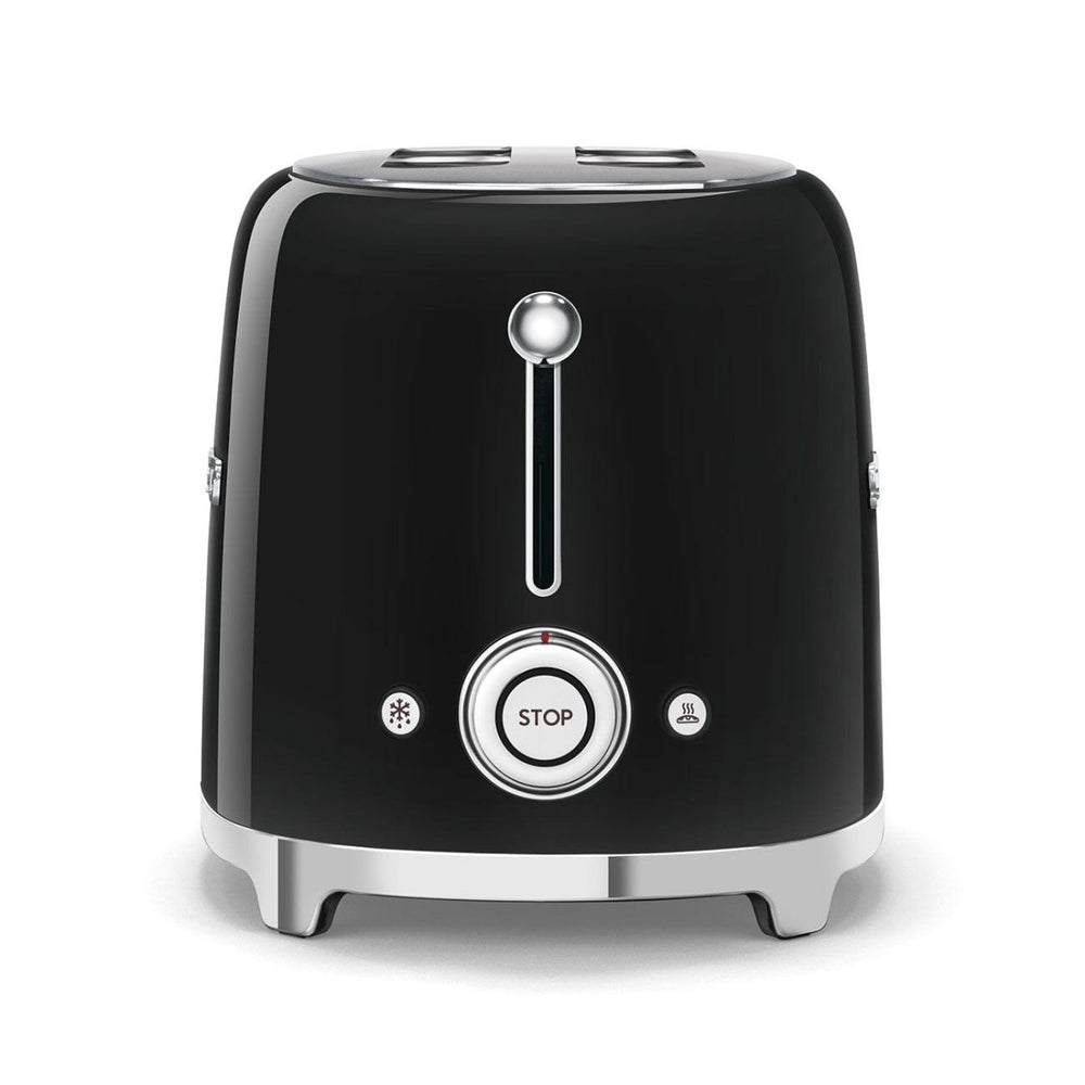 SMEG TSF01BLUK 2-Slice Toaster - Black | Atlantic Electrics - 39478449864927 