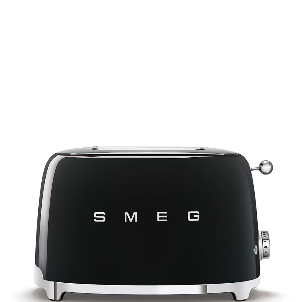 SMEG TSF01BLUK 2-Slice Toaster - Black | Atlantic Electrics - 39478449799391 