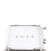 Thumbnail SMEG TSF01WHUK Retro Style 2 Slice Toaster, 31cm Wide - 39478452027615