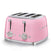 Thumbnail Smeg TSF03PKUK Retro 4 Slice Toaster, 4 Extra- 39478454091999