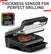 Thumbnail Tefal GC750D40 OptiGrill Elite GC750D40 Intelligent Health Grill, 12 Automatic Settings, Black/Stainless steel, Smart, 2000W, 4- 39502053736671