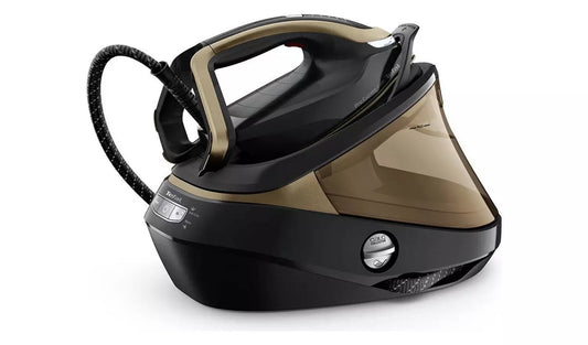 Tefal GV9820G0 Pro Express Vision Steam Generator Iron Black & Gold | Atlantic Electrics