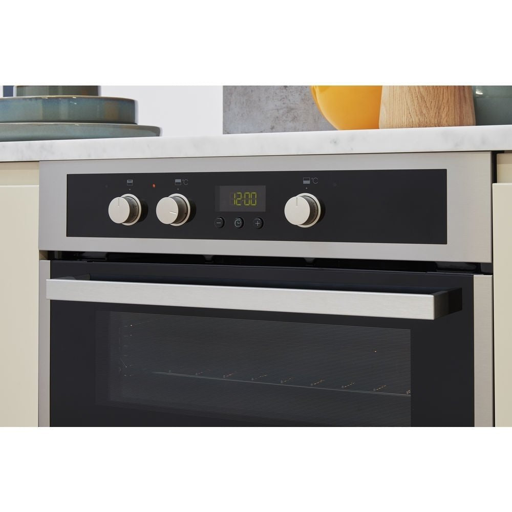 Whirlpool AKL307IX Built Under Electric Double Oven With Feet - Stainless Steel | Atlantic Electrics