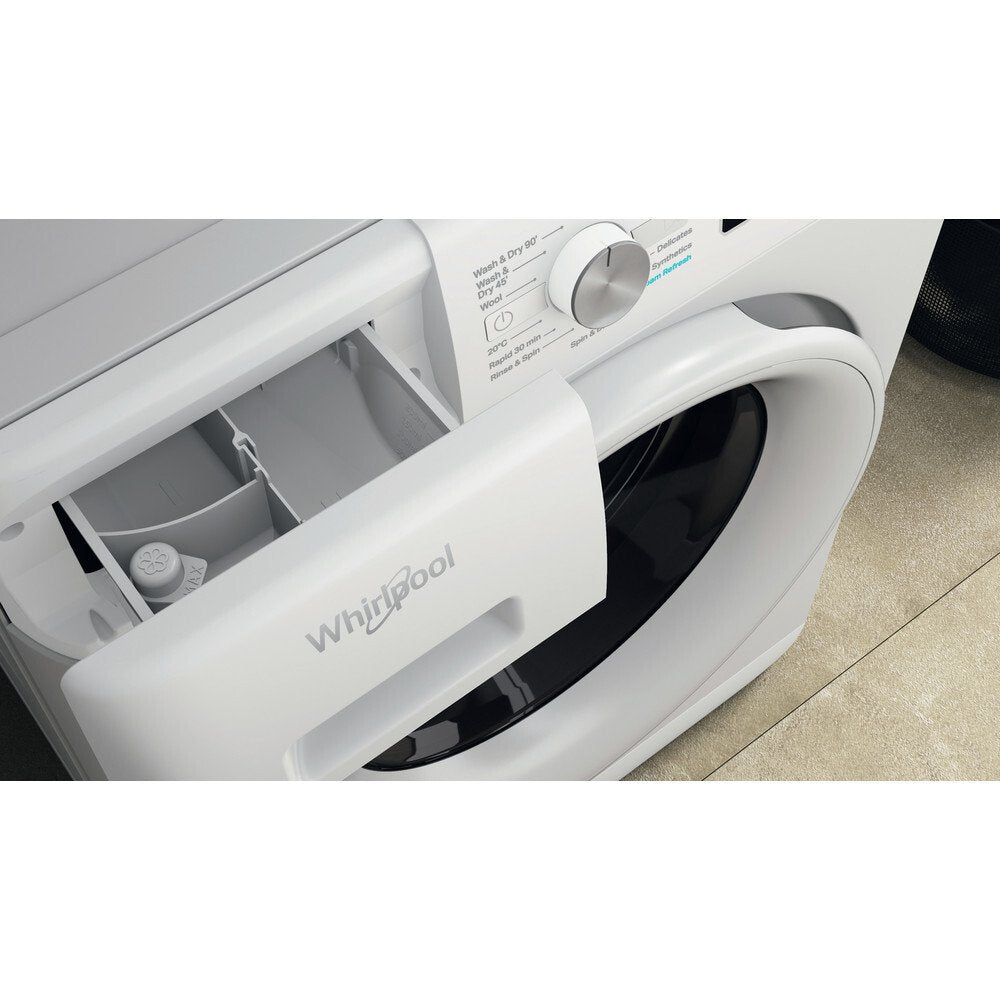 Whirlpool FFWDB964369WV Freestanding Washer Dryer 9kg/6kg 1200 Spin - White | Atlantic Electrics - 40776483274975 