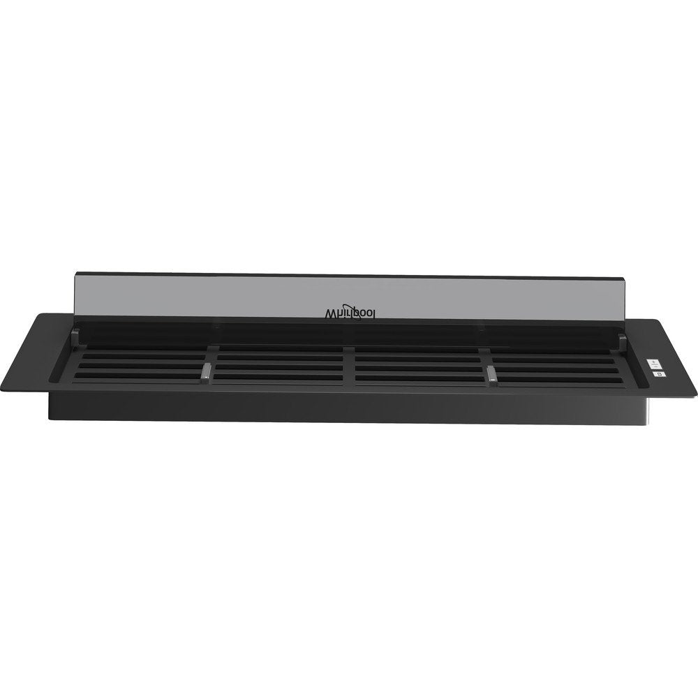 Whirlpool WDO93FBK 86cm Wide Built-In Downdraft Hood - Black | Atlantic Electrics