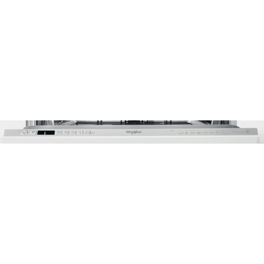 Whirlpool WIC3C33PFEUK 59.8cm Wide Integrated Dishwasher, 14 Place settings - Silver | Atlantic Electrics