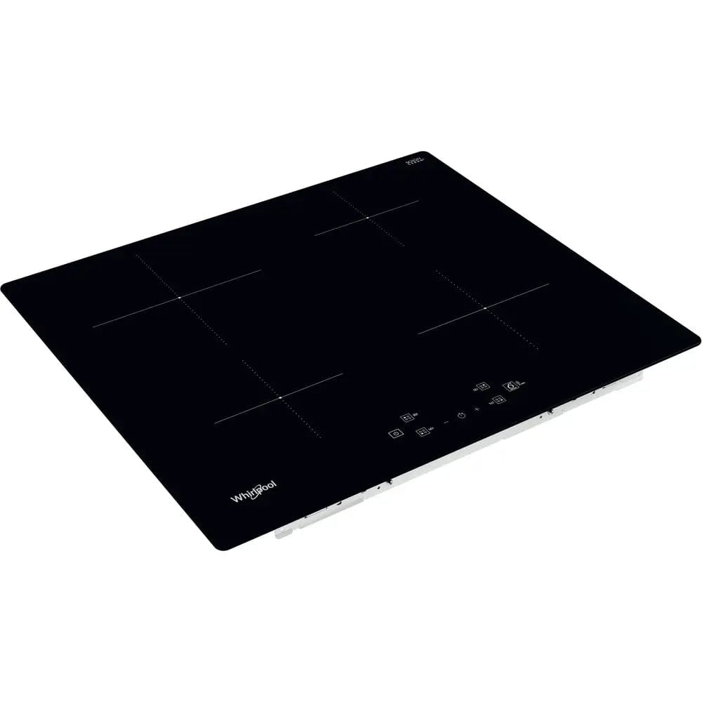 Whirlpool WSQ2160NE Induction Hob, 4 Zones, 59cm Wide - Black | Atlantic Electrics